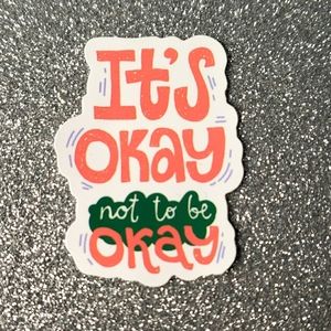 QUOTE WATERPOOF Sticker PROVERB ok